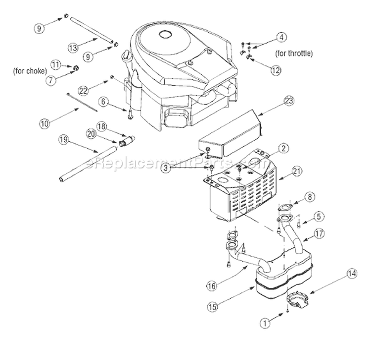 Page C Diagram and Parts List for 2005 Yard Man Lawn Tractor